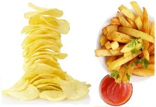 вредные продукты чипсы и картофель фри